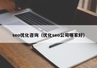 seo优化咨询（优化seo公司哪家好）