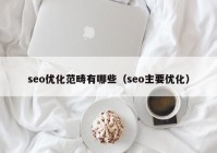 seo优化范畴有哪些（seo主要优化）