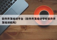 软件开发培训平台（软件开发培训学校软件开发培训机构）