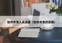 软件开发人员资质（软件开发的资质）