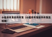 小程序开发软件开发（小程序开发软件开发流程图）