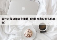 软件开发公司名字推荐（软件开发公司名称大全）